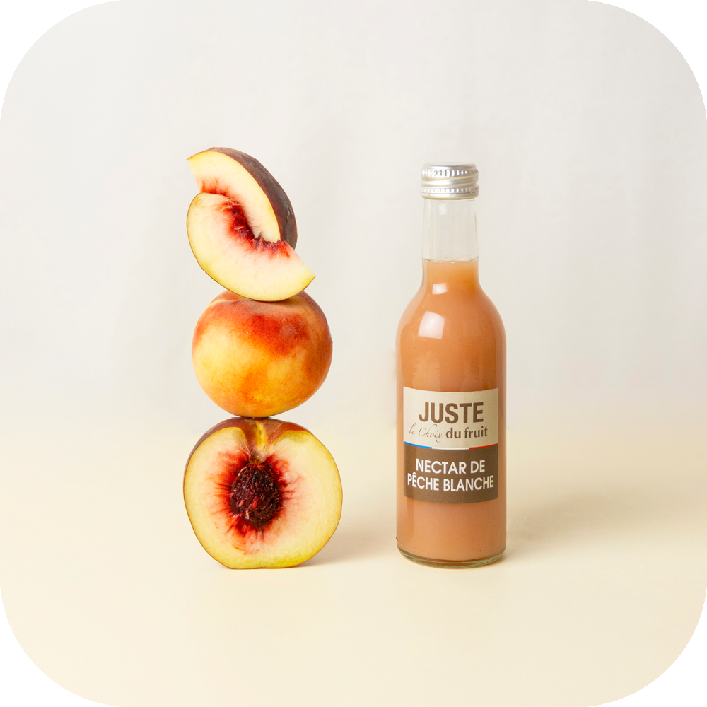 Nectar de pêche blanche 25cL