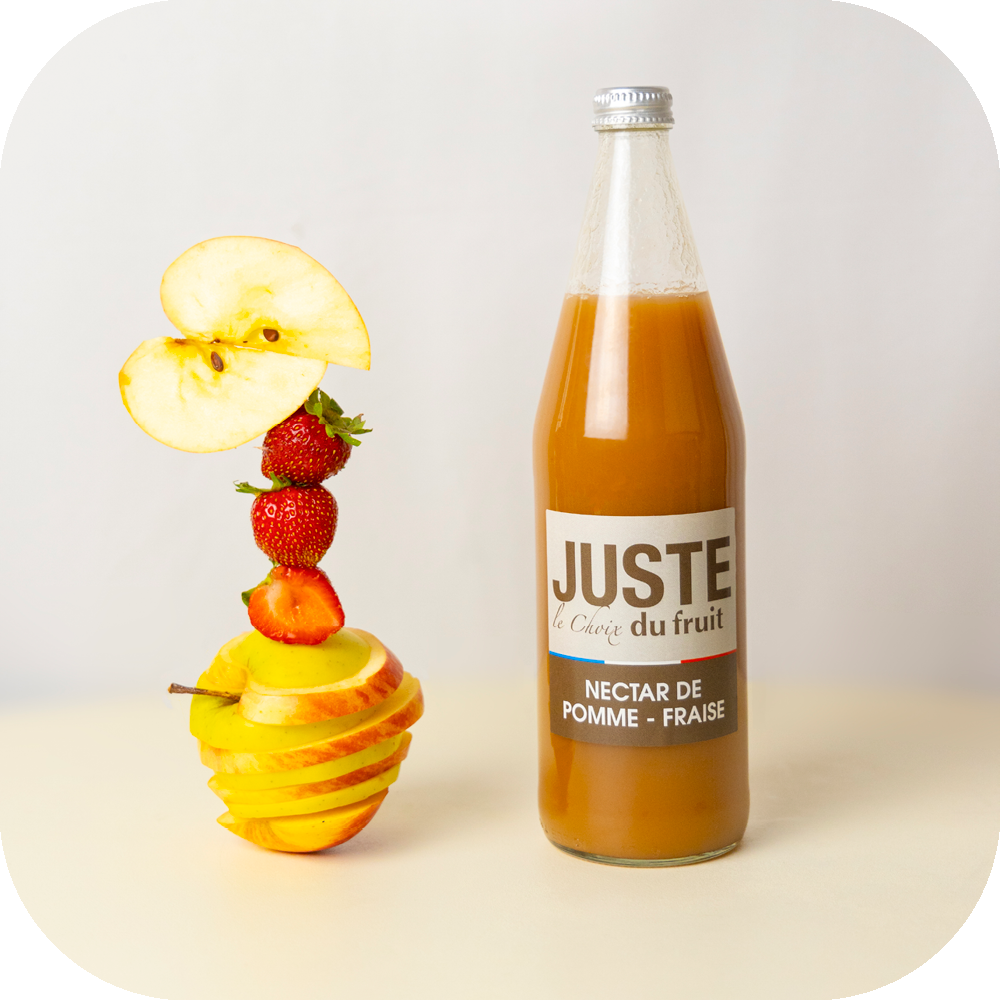Nectar de pomme fraise 75cL
