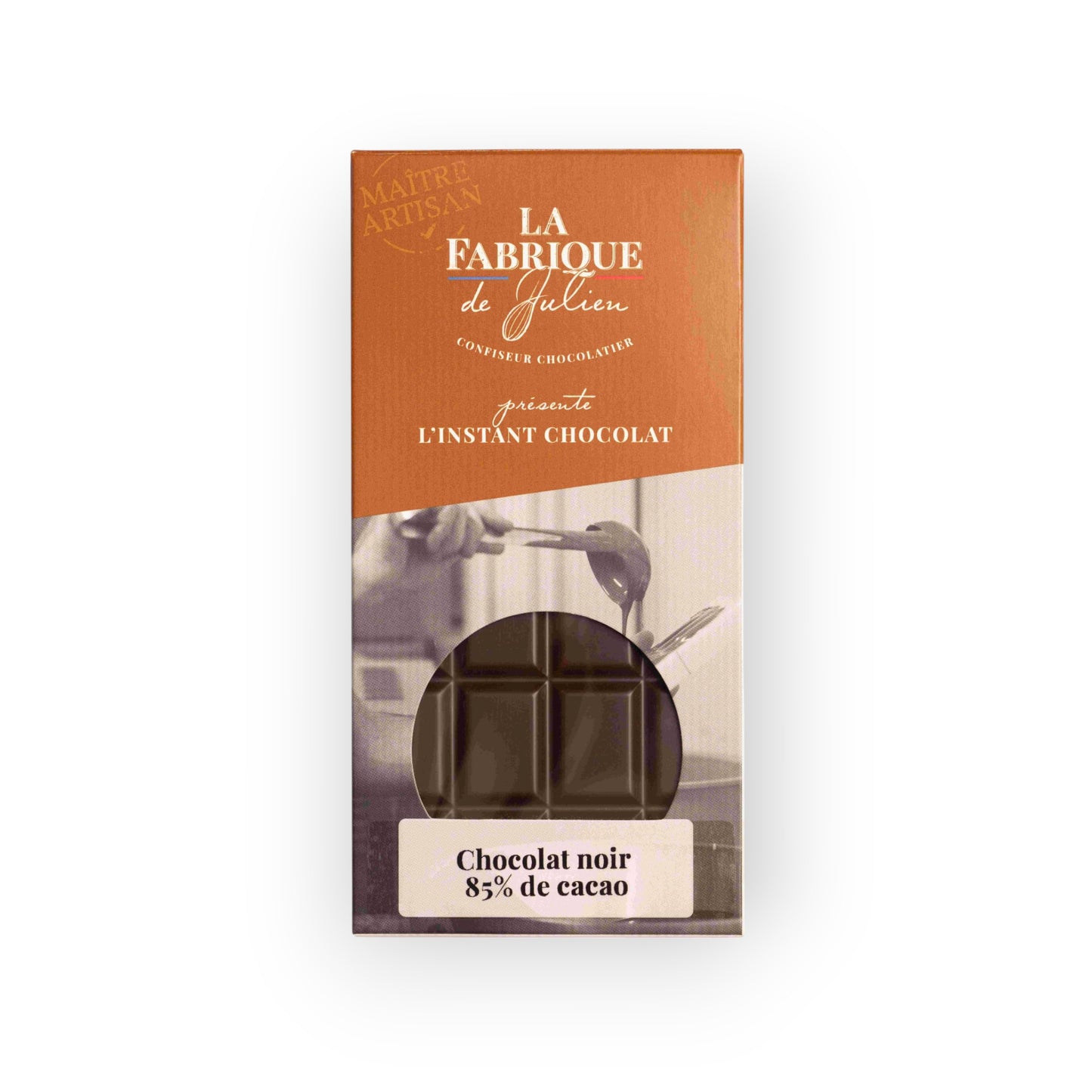 Chocolat noir 85% de cacao en tablette