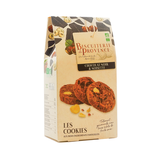 Cookies Bio chocolat noir et noisette