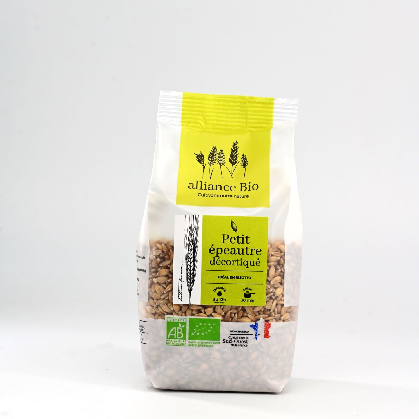 Petit épeautre décortiqué bio France