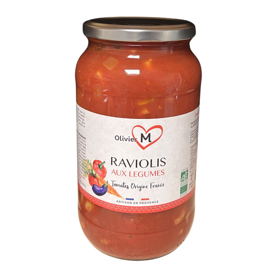 Raviolis végétarien aux légumes bio - Artisanal