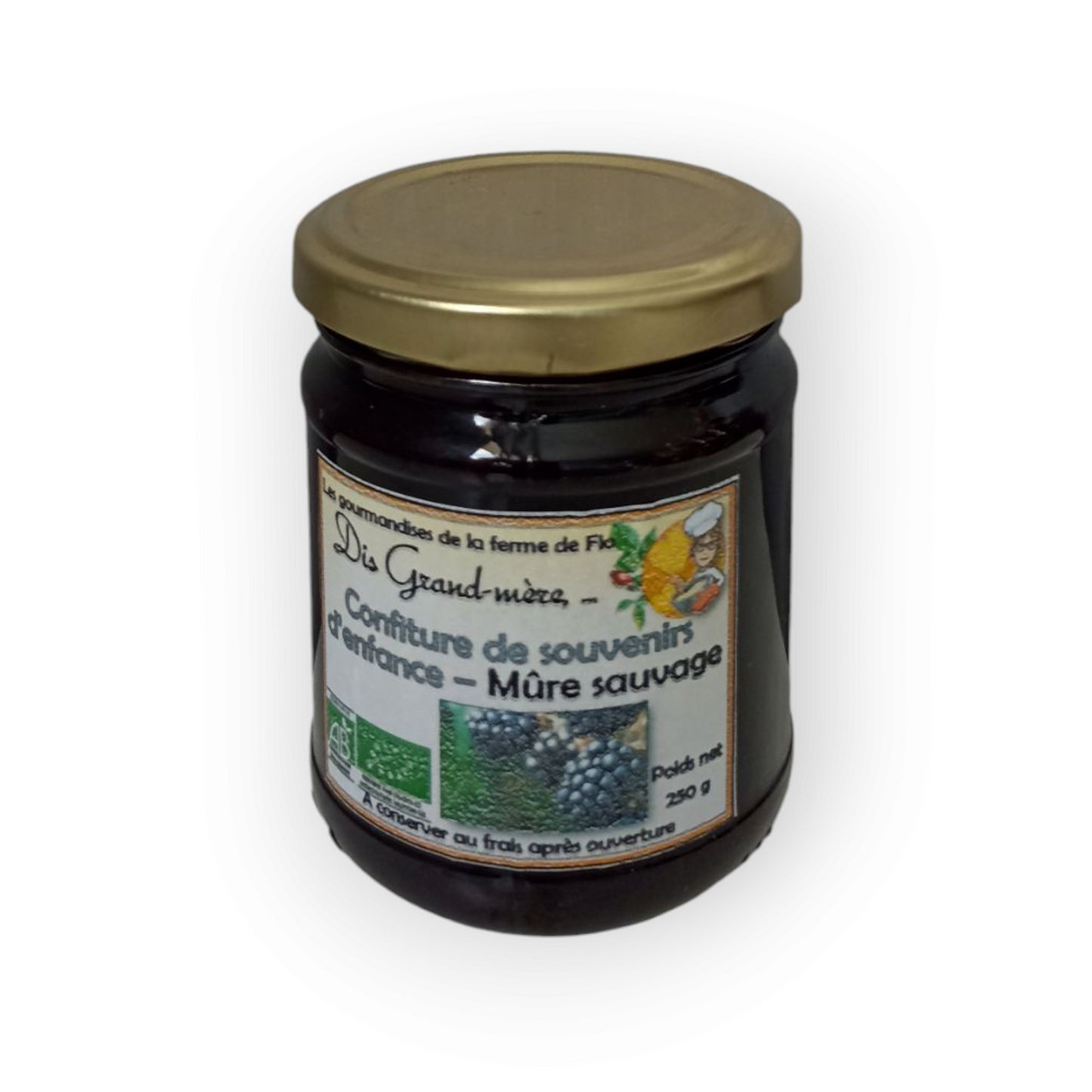 Confiture de mûre sauvage
