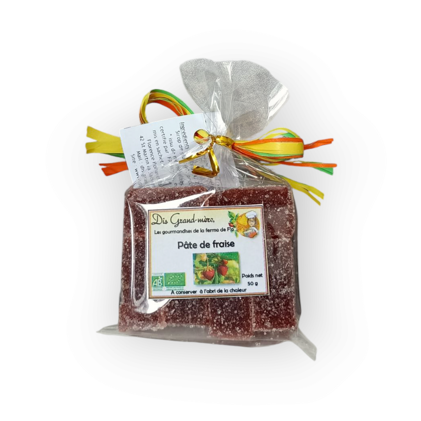 Pâtes de fruit fraise