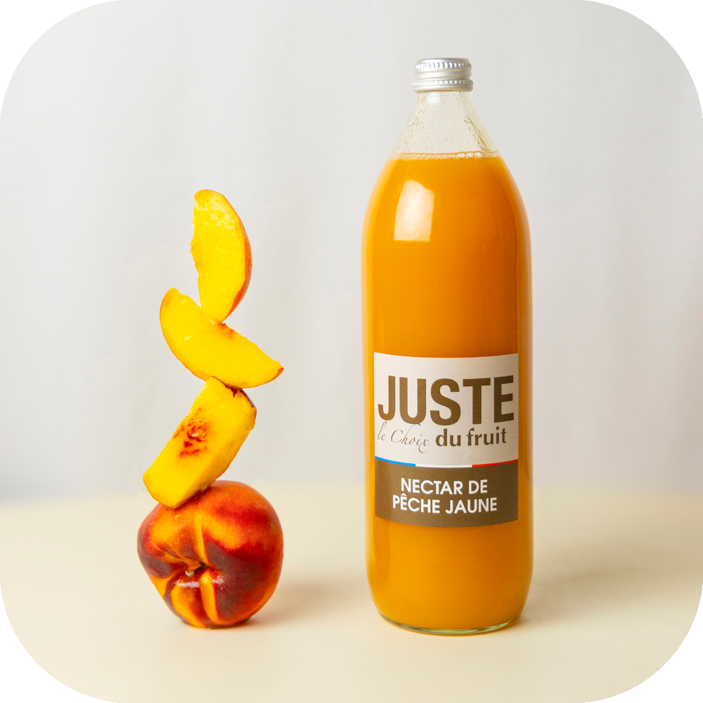 Nectar pêche jaune 1L